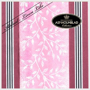 Middagsserviet i rosa nuancer - 40x40cm