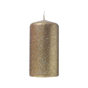 Bloklys med guldglimmer