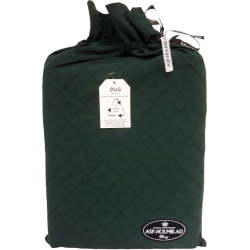 Flaskegrn stofdug i genanvendt bomuld - 140*250cm