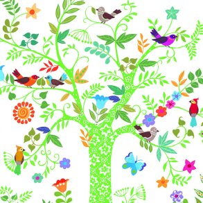 Frokostserviet Livets tr� - 33x33cm