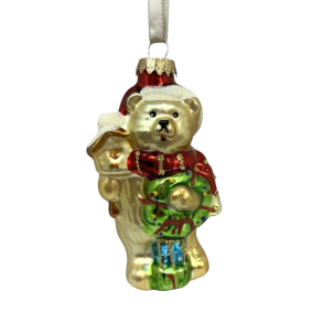  Julebamse med julekrans - Julekugle