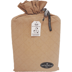 Khakifarvet stofdug i genanvendt bomuld - 140*250cm