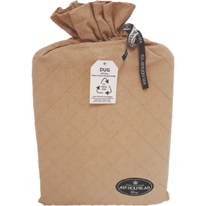 Khakifarvet stofdug i genanvendt bomuld - 140*250cm