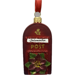 Postkasse m. juleblomst