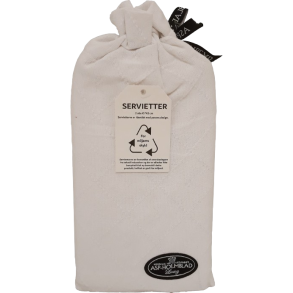 Stofservietter i hvid 2 stk. - 45 x 45