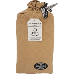  Stofservietter i khaki farve 2 stk. - 45x45cm